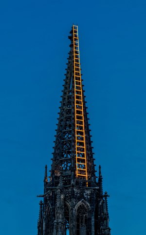 Münster, St. Lamberti Kirche, Himmelsleiter    2022    5147 51