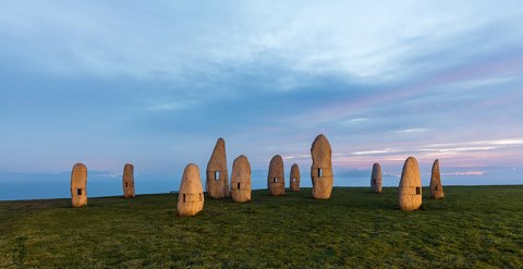 Los Menhires, Parque de La Torre, La Coruña, España, 2015 09 25, DD 01