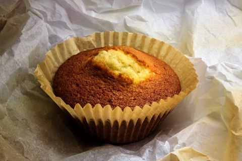 Plain vanilla muffin in Tuntorp