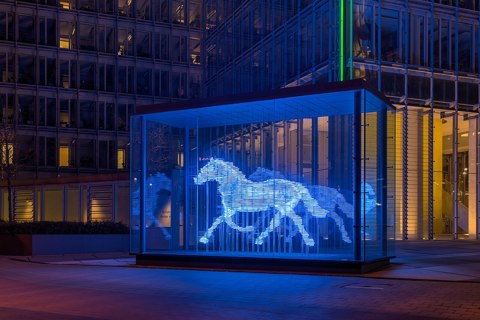 Münster, LVM, Skulptur  Zwei Pferde     2016    5969 75