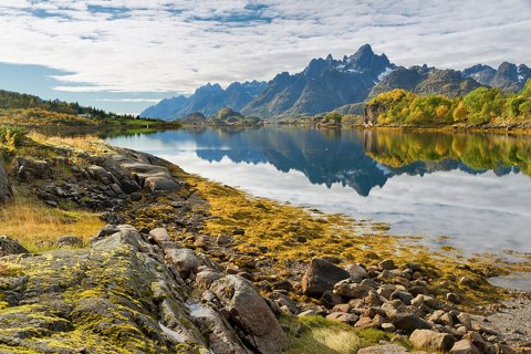 Afternoon at Tennfjorden, Raftsundet, Hinnøya, Norway, 2015 September (02)