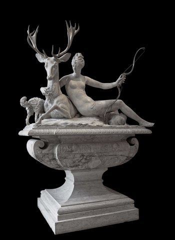 Fontaine Diane Fountain Diana Anet Louvre MR 1581, MR sup 123