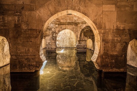 Arabs Baths of Alhama de Granada in Andalusia, Spain